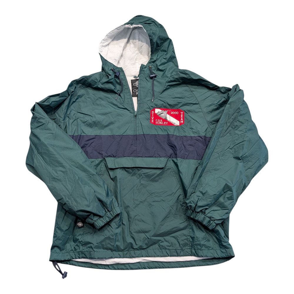 2000 C.S.S Hunley Dive Team 3/4 Zip Pullover Windbreaker